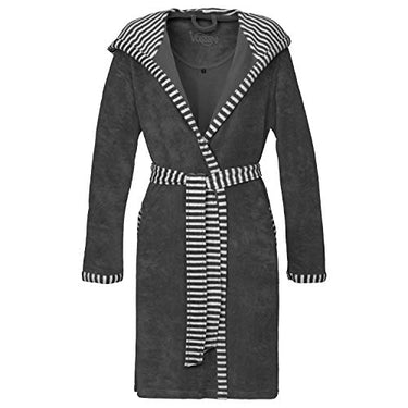 Vossen Damen Juno Bademantel, Grau (grau meliert 738), (Herstellergröße: 44/46 L) im Sale
